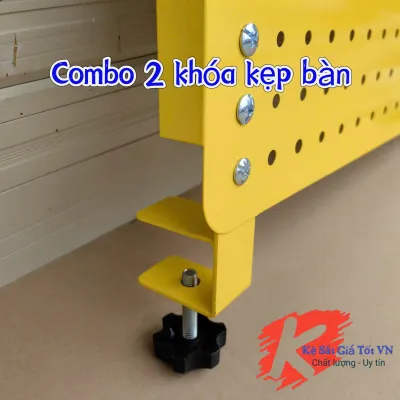 Bảng Pegboard Lỗ Dọc gắn tường treo phụ kiện sơn tĩnh điện cao cấp
