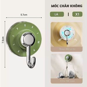 Móc Treo Chân Không Không Khoan ~5kg – Móc Treo Phụ Kiện Khăn Đồ Dùng Gọn Xinh Tháo Lắp Linh Hoạt