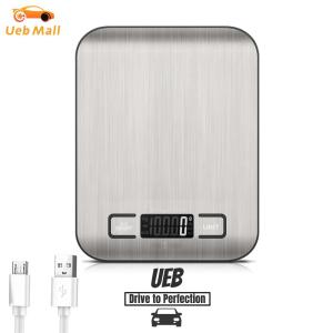 [UEB Mall] Coffee Scale Precise Platform Scale Stainless Steel Kitchen Food Scale LCD Display Electronic Weights Scales for Cooking Baking 1G Up To 10KG