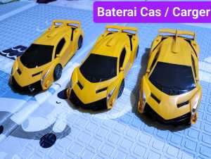 MAINAN ANAK MOBILAN  RC SPORT CAR SCALA 1:20 NYALA LAMPU DEPAN FREKUENSI 27MHZ