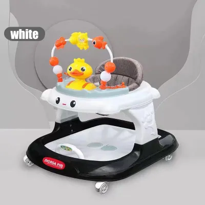 KIDONE 🔥baby multifunctional walker🌟O-leg prevention🌟educational toy car Walker Baby Boys Practice Walking 6 to 12 Months Push Walker Car Girl Boy Music Sal Supporte Baby walkers prevent O-legs racing rocking chair can sit