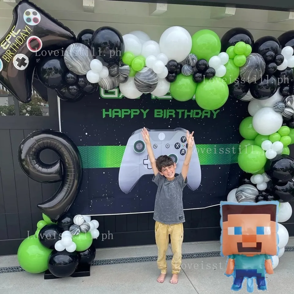 Kit de globos de steave de Minecraft