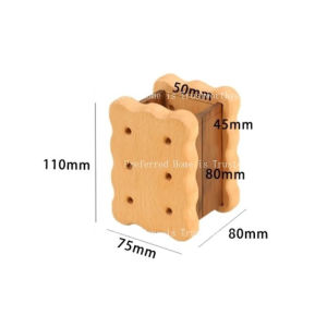 ZZSA Solid Wood Desktop Pen Holder Creative and Cute Cartoon Style Study Room Office Stationery Storage 8K3Q7