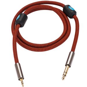 GOLLEY LION 3.5mm to 6.5mm 1/4" Male TRS Stereo Audio Cable for Cellphone Amplifiers