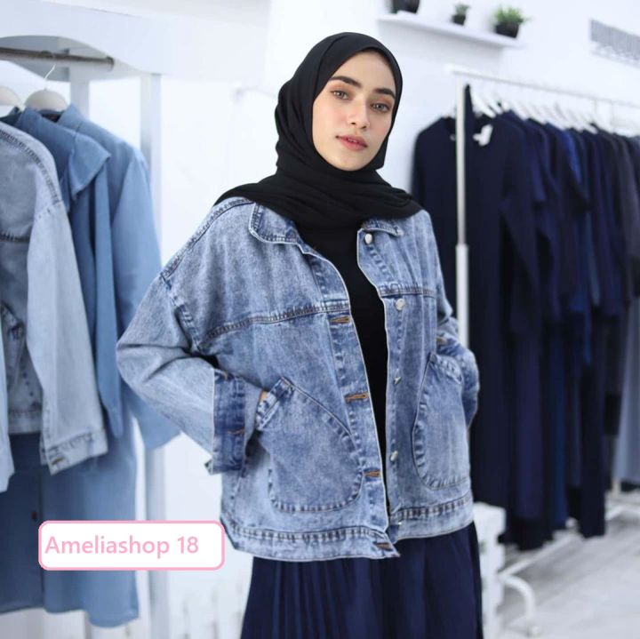TERMURAH! COD Baju Original Pablo Jaket Jeans Pakaian Hangat