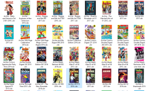 Archie Comics  Series Set #3 "FRIENDS" UPDATE File Collection in a Flash Drive - Includes Archie Mysteries Video Series (21-40) & Free OTG Connector