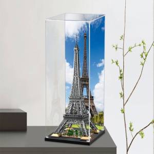 Display Case Box Icons 10307 Eiffel Tower (Only display case box No blocks Model)