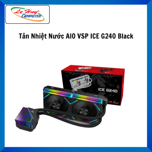 Tản Nhiệt Máy Tính AIO VSP ICE G240 White - Đen - Hàng Chính Hãng