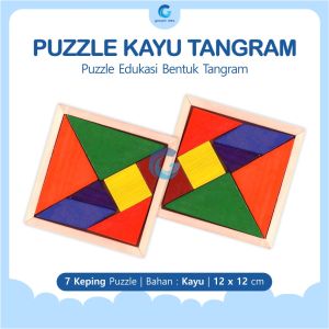 Mainan Edukasi Anak Puzzle Tangram - Puzzle Kayu