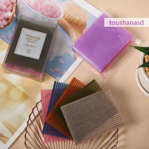 toushanasd 10ชิ้นสติกเกอร์แฟชั่นติดหน้าม้าด้านหน้าแบบใหม่แผ่นปะติดแผ่นสติกเกอร์สีพาสเทลหน้าม้าเทปมายากลของขวัญสำหรับสาวๆ