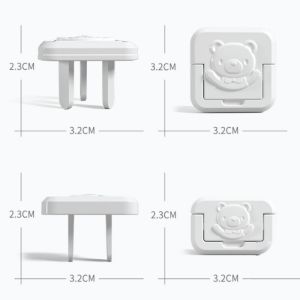 Bịt ổ điện an toàn cao cấp với quai đeo an toàn phòng tránh điện giật cho em bé