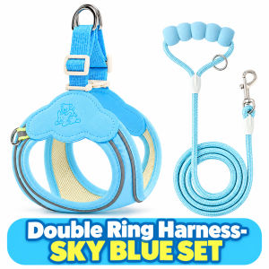 Anti-Pull Dog Harness with Leash Lightweight Breathable Vest for Small & Medium Dogs