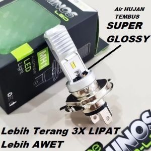 Nine! LUMINOS 8V-27V MH1 Hi-LO 1Pcs 2 Lamp Depan White/Putih 1 Pcs / 12 WATT Lampu Auto Light Putih - Kuning High BEAM 2lamp Buat Depan Batok Cahaya 12Watt Lampu Motor Yamaha Mobil Mobile Honda UNIVERSAL Terang Bagus Murah Tapi Original ORI Terang LED SS