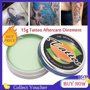 【Flash Deal】15g Tattoo Aftercare Healing Cream Moisturizing Skin Care After Tattoo Repairing Tattoo Recovery Cream Moisturizing Cream Skin Care Cream