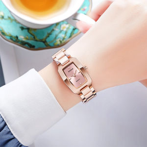 Womens watch hot sale trendy square waterproof fashion quartz watch for female students