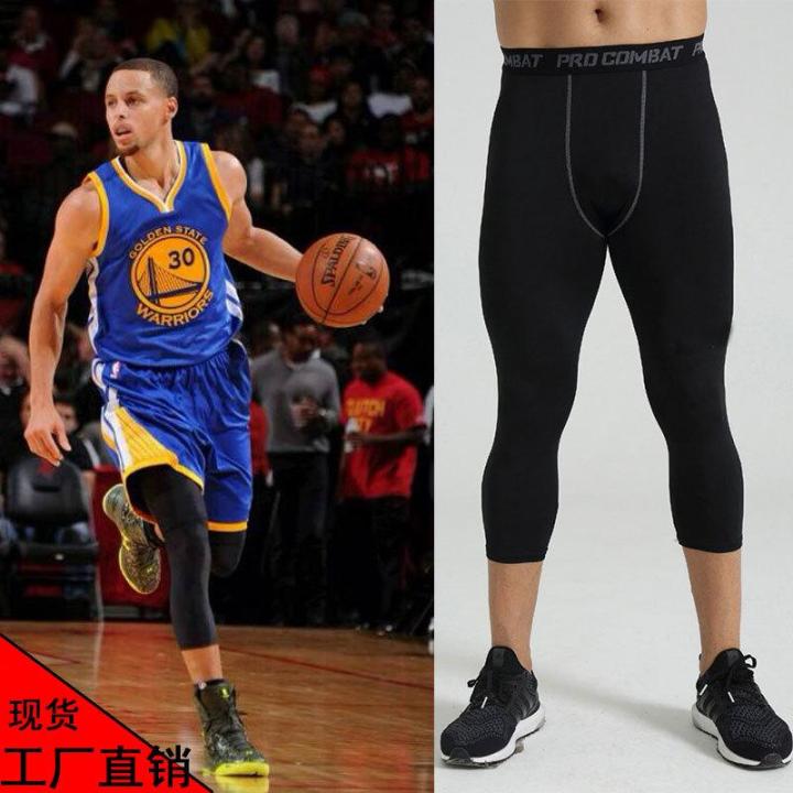 S-XXXL)Summer Men's Running Tights Men's Basketball Training Elastic  Quick-drying Cropped Pants Base Breathable Fitness Pants Menn Compression  Pant Gym Fitness Sports Running Leggings Tights Quick-drying Fit Training  Long Jogging Pants