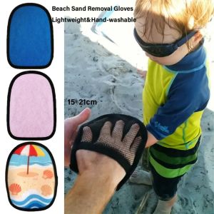 SIXIS Lightweight Beach Sand Removal Gloves 1521cm Hand-washable Outdoor Beach Use  3 Colors Sandproof Beach Towels Suitable for Outdoor