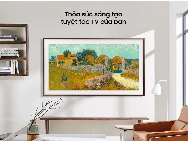 Samsung Tivi Khung Tranh QLED 4K 55inch 55LS03DA-Trả Góp 0%