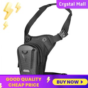 [Arrived within 3 days] RZAHUAHU Riding Motorcycle Leg Side Bag Hard Shell Motorbike Phone Waist Pack