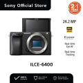 Sony Alpha ILCE-6400/ A6400 24MP APS-C Mirrorless Camera Body Only + Free 64GB SD Card. 