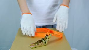 AE Dây buộc hàng hóa bằng polyester dày dặn dụng cụ siết dây dây hãm dây buộc xe kéo dụng cụ siết cố định cấp kỹ thuật.