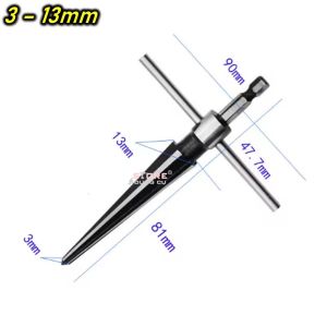 3-16mm Mũi khoan doa lỗ hai chế độ dùng cho máy khoan và khoan tay chất thép HSS độ cứng cao doa lỗ trên sắt thép dễ dàng