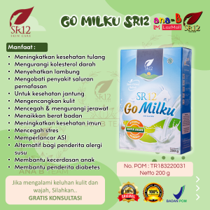 Emran Gomilku Susu Kambing Etawa SR12 Kualitas Premium Susu Tinggi Kalsium Tanpa Gula Membantu Mengatasi Asam Urat Nyeri Sendi Mencegah Osteoporosis