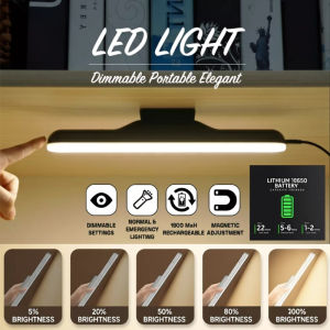 Vixplorn Rechargeable LED Magnetic Lamp Reading Light Table Lamp Night Light & Wall Mount