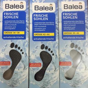 Lót giày khử mùi chống hôi chân than hoạt tính Balea - Đức