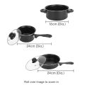 13pcs Non Stick Cookware Set Stainless Steel Pot Fry Pan Cooking Set Kawali Induction Pan Set Cookin. 