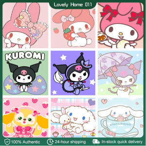 Kunomi Hello Cartoon Anime Series Digital Oil Paint By Numbers Canvas Painting with Frame 20x20cm