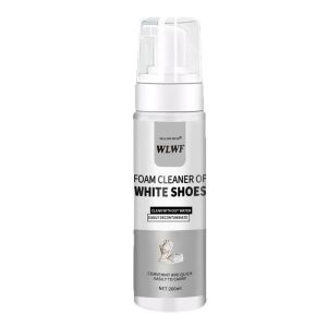 WILLIAM WEIR White Shoe Cleaner Shoes Cleaning Tools Shoe Cleaner for All Types of Shoes Care Leather Cleaner Sneakers Care Shoe Cleaner Clean Fast Like New Shoes Decontamination Whitening Wash Shoes Artifact【 200ml 】