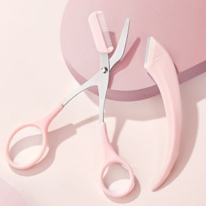 GECOMO Gunting Alis Alat Cukur Alis Set Eyebrow Trimmer Premium Quality