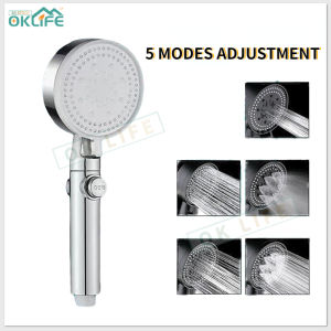 [OKLIFE. SG]5Mode UP Bathroom Handheld High Pressure shower Head set/shower booster shower head/Bathroom Accessories