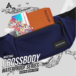 Antarestar Tas Selempang Waterproof Tas Slempang Pria Wanita Waist Bag Crossbody Premium Outdoor