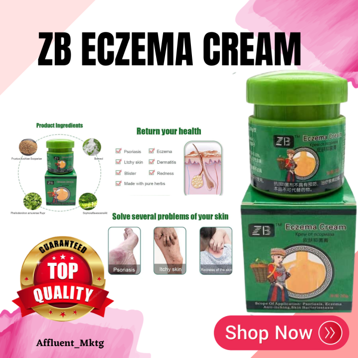 Top Trending Zb Eczema Treatment Herbal Antibacterial Cream 20g Safe