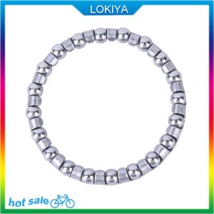 LOKIYA 2pcs Bicycle Bike 4mm 20 Balls Headset Caged Ball Bearing Race Cycling Bearing