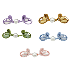 Craft Sewing Pearls Frogs Button Fasteners Chinese Knot Closure Cheongsam Buttons Buckle Clothes Han Suit Decoration