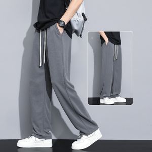 CJP HOME กางเกงขายาวใหม่ สินค้าใหม่ขายดี เนื้อผ้าระบายอากาศได้ดี  เอวยืด+เชือกผูก สามารถใส่ได้ทั้งเเละผู้ชาย สินค้าขายดีพร้อมจัดส่ง ราคาสุดคุ้ม LZ-CK02