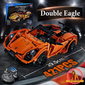 Đồ Chơi Lắp Ráp Kiểu Lego Điều Khiển Từ Xa Siêu Xe Thể Thao Porsche Double Eagle GT3 CaDA C51051 Với 421 Mảnh Ghép