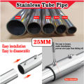 OD:25mm - 1 （THK:1.5mm）Stainless Tube Round Tube Tubular Pipe Thickness 1.5mm. 