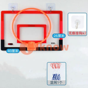 Small Indoor Basketball Hoop Set for Kids Indoor Play Basketball Hoop for Door ABS Backboard Metal Rim Goal Sport Party Activity Toys for Kids Adults …