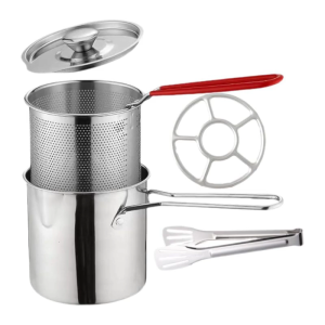 Nhiều mục đích một tay cầm chảo dầu Nồi chiên công trình bằng thép không gỉ 1.2L cho tiện ích nhà bếp chiên tại nhà hiệu quả