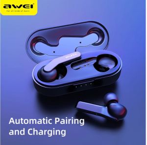 AWEI T10C TWS Bluetooth Headset Intelligent Touch Super Bass Headset