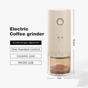 ✨[SG Stock]USB-C Portable Coffee Grinder-Adjustable Coarse-Fine 30 Mesh|Ceramic BurrQuiet&Dishwasher-Safe