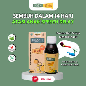 ( Terlaris )BIMORI KIDS Obat Untuk Speech Delay Vitamin Otak Anak Terlambat Bicara ADHD Autis Autisme Hiperaktif