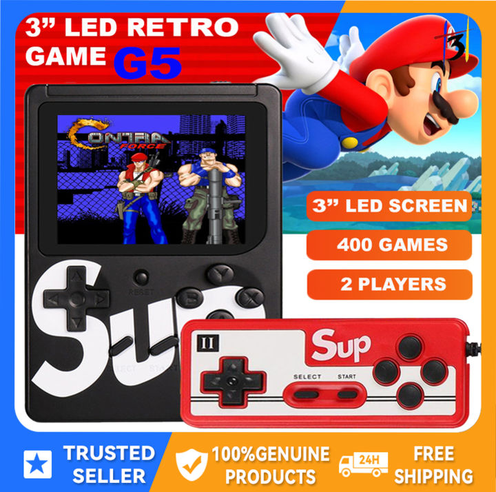 Supermax 1/2 Players 400 Games Gameboy Retro Mini Gameboy Game Console  Lazada PH