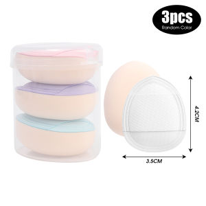 Dorisna 1/3Pcs Upgrade Mini Makeup Sponge Face Concealer Foundation Air Cushion Powder Puff Cotton Candy Finger Powder Puff Detail Makeup Tool