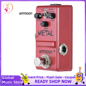 【Free Shipping】ammoon Nano Series Guitar Effect Pedal Heavy Metal Distortion True Bypass Aluminum Alloy Body