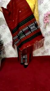 Stelan Rok dan Selendang Katun Etnik